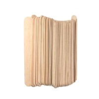 Epoksi Karıştırma Çubuğu Ahşap Dil Basma Çubuğu Naturel 50 Lü 14 CM