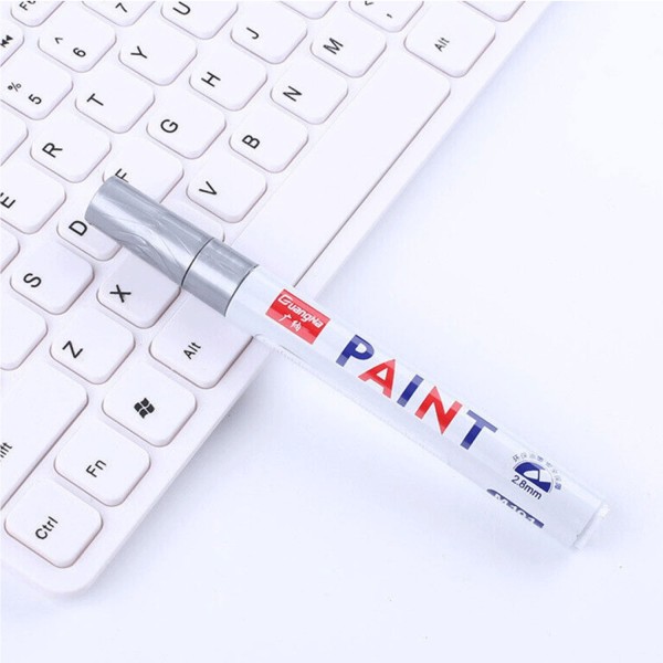 Epoksi Varak Kalem Paint Marker (1 Adet) Gümüş Epoksi Varak Kalem Paint Marker (1 Adet) Gümüş