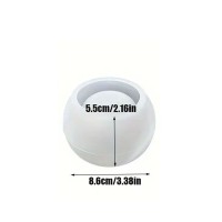 Epoksi Yuvarlak Beton Saksı ve Mumluk Silikon Kalıbı Orta Boy 8.6X5.5 CM