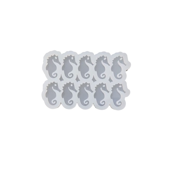 Epoksi Silikon Kalıp Çoklu Deniz Atı Kalıbı Delikli Deniz Atı Anahtarlık Kalıbı 4.4X3 CM 10 lu Epoksi Silikon Kalıp Çoklu Deniz Atı Kalıbı Delikli Deniz Atı Anahtarlık Kalıbı 4.4X3 CM 10 lu