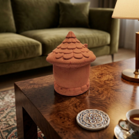 Silikon 3D Büyük Boy Cüce Evi Kalıbı Şirin Ev Modeli Mum ve Taş Tozu Kalıbı