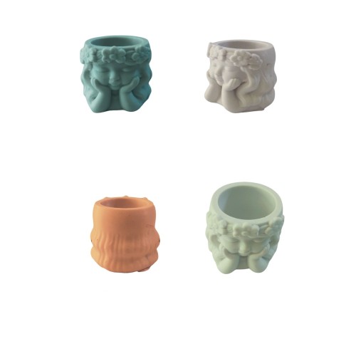 Silikon 3D Dekoratif Heykel Saksı ve Mumluk Düşünen Kız Figür Kalıp Taş Tozu ve Beton Kalıbı Küçük Boy Silikon 3D Dekoratif Heykel Saksı ve Mumluk Düşünen Kız Figür Kalıp Taş Tozu ve Beton Kalıbı Küçük Boy