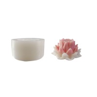 Silikon 3D Dekoratif Kalıp Nilüfer Çiçeği Tealight Mumluk Altlığı Mum, Taş Tozu ve Beton Kalıbı Silikon 3D Dekoratif Kalıp Nilüfer Çiçeği Tealight Mumluk Altlığı Mum, Taş Tozu ve Beton Kalıbı