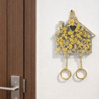 Silikon Epoksi  Kalıp Ev Anahtarlık Kalıbı Çift Özel Duvar İçin Anahtarlık Kalıbı 11.5x9.6 CM
