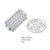 Silikon Petek Buz Küpü Tepsisi Kapaksız Silikon Buz Kalıbı 37 Li