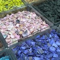 12 Farklı Minik Dekoratif Doğal Öğütülmüş Kabuk Kırığı Kumu Seti