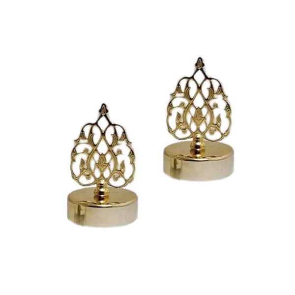 40 CC Kavanoz  Şişe Plastik Güneş Kubbe (25 Adet)  Gold