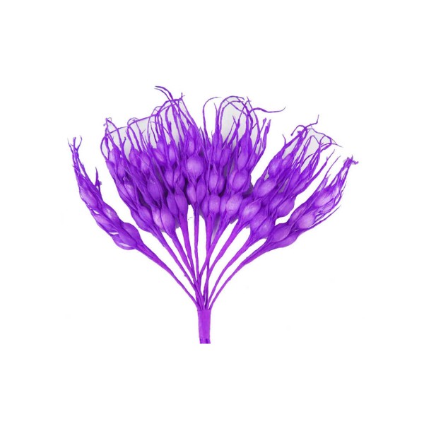 Çiçek Başak Modeli  (100 Adet)  Lila