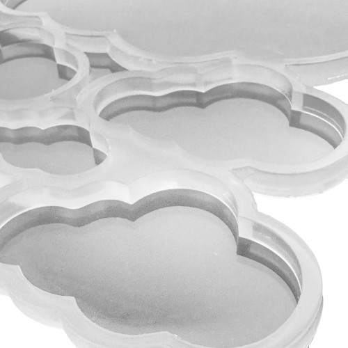 Epoksi Bulut Baby Shower Kapı Süsü Kalıbı