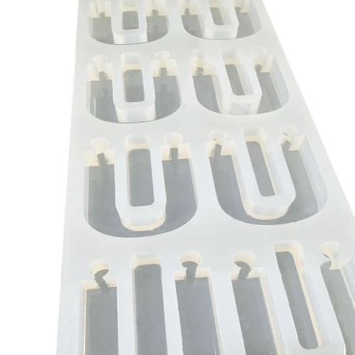 Epoksi Çoklu Silikon Kalıp Ü Harfi Anahtarlık Reçine Seri Döküm Kalıbı 4 CM 10 Lu Epoksi Çoklu Silikon Kalıp Ü Harfi Anahtarlık Reçine Seri Döküm Kalıbı 4 CM 10 Lu