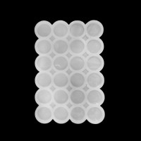 Epoksi Kalıbı Çoklu Daire Kolye Ve Anahtarlık Kalıbı 24 Lü