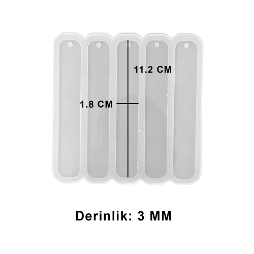 Epoksi Kalıbı Oval Köşeli Kitap Ayracı Kalıbı 5 Li Epoksi Kalıbı Oval Köşeli Kitap Ayracı Kalıbı 5 Li