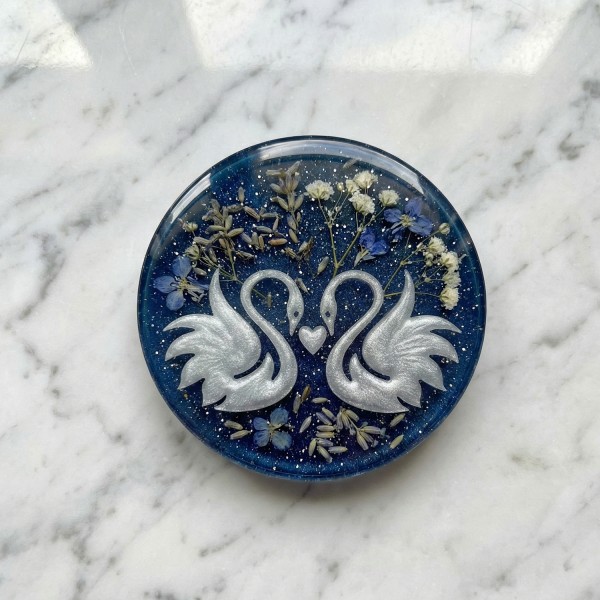 Epoksi Kuğu Desenli Magnet Kalıbı 7 CM Epoksi Kuğu Desenli Magnet Kalıbı 7 CM