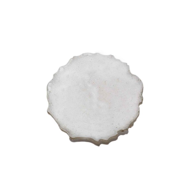 Epoksi Magnet Tırtıklı  Varaklı Yarısı Şeffaf  7 CM  (10 Adet)   Altın