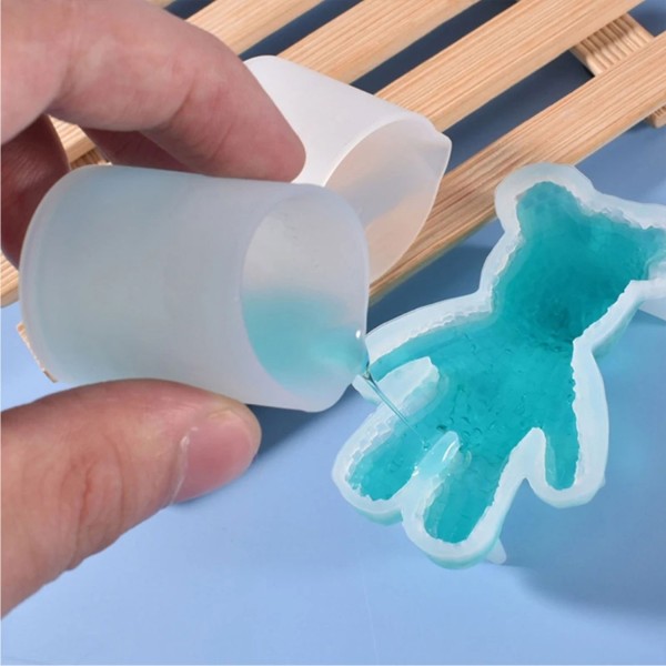 Epoksi Reçine Silikon Beaker Döküm Karıştırma Kabı Uçlu 30 ML