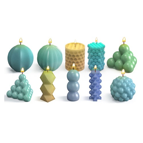 Epoksi Reçine Silikon Kalıp Taş Tozu Dikey Kristal Kesim Çizgili Mum Kalıbı Epoksi Reçine Silikon Kalıp Taş Tozu Dikey Kristal Kesim Çizgili Mum Kalıbı