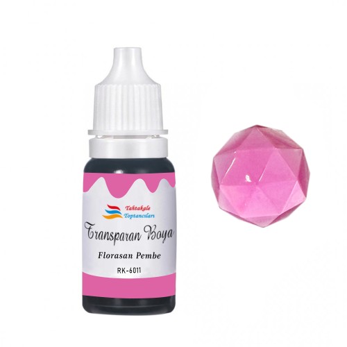 Epoksi Reçine Transparan Boya Pigment Şeffaf Epoksi Boyası 20 ML Floresan Pembe - 6011 Epoksi Reçine Transparan Boya Pigment Şeffaf Epoksi Boyası 20 ML Floresan Pembe - 6011