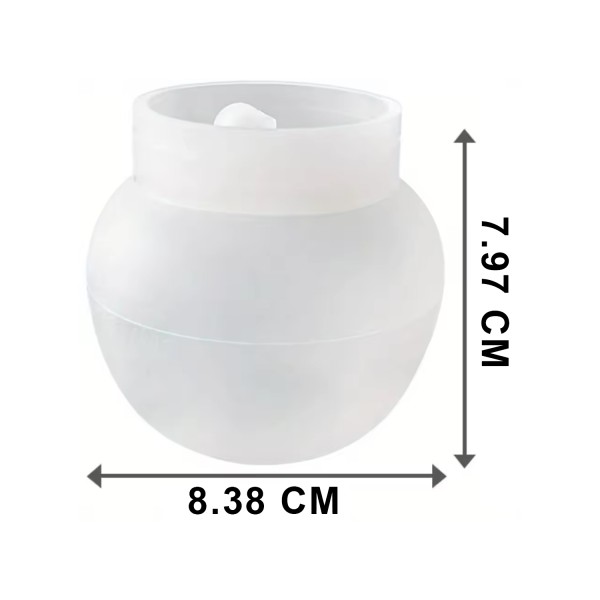 Epoksi Silikon 3D Elma Şekilli Dekorasyon Kalıbı