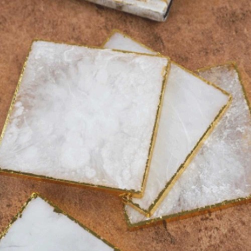 Epoksi Silikon Kalıp Kare Tabak Altlığı Kalıbı 9.8  CM