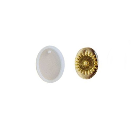 Epoksi Silikon  Kalıp  Minik Boy Oval  Model