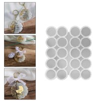 Epoksi Silikon Kalıp Tırtıklı Geode Anahtarlık Kalıbı 5.8 CM 20 Li Epoksi Silikon Kalıp Tırtıklı Geode Anahtarlık Kalıbı 5.8 CM 20 Li
