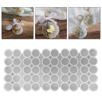Epoksi Silikon Kalıp Tırtıklı Geode Anahtarlık Kalıbı 4.8 CM 50 Li Epoksi Silikon Kalıp Tırtıklı Geode Anahtarlık Kalıbı 4.8 CM 50 Li