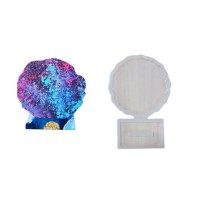 Epoksi  Silikon Kalıp Tırtıklı Kenar Ayaklı Magnet Kalıbı 7 CM