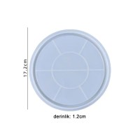 Epoksi Silikon Kalıp Yuvarlak Tepsi Daire Çıkıntılı Sunumluk Tepsi Beton Kalıbı 17.2 CM Epoksi Silikon Kalıp Yuvarlak Tepsi Daire Çıkıntılı Sunumluk Tepsi Beton Kalıbı 17.2 CM