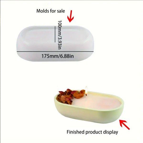 Epoksi Silikon Taş Tozu Beton Sandal Kase Mumluk Kalıbı