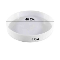 Epoksi Silikon Yuvarlak YERLİ Sehpa Kalıbı 40 CM