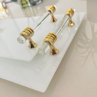 Epoksi Tepsi Kulpu Cam Kulp (2 Adet)  Gold