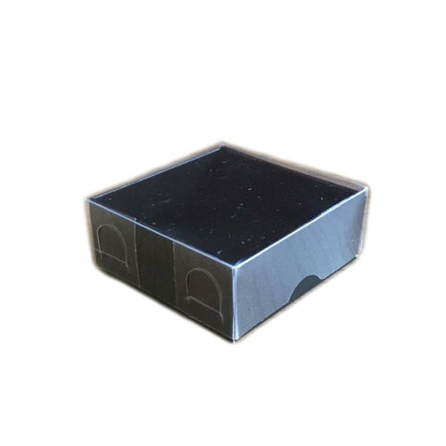 Asetat Kapaklı Karton Kutu 6X6X2.5 CM (50 Adet) Siyah Asetat Kapaklı Karton Kutu 6X6X2.5 CM (50 Adet) Siyah