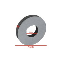 Halka Mıknatıs Siyah Ortası Delik (Simit Mıknatıs)(90 Adet)