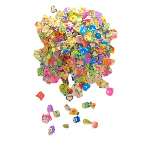 Karışık Glitter Doldu Malzemesi  Epoksi Reçine Dolgusu Figür 5 GR  Safari