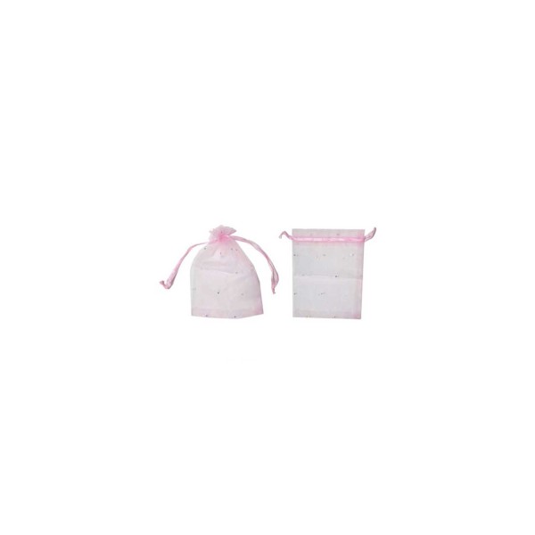 Kına Çerez Kesesi Organze Taşlı 9X12 Cm (50 Adet) Pembe Kına Çerez Kesesi Organze Taşlı 9X12 Cm (50 Adet) Pembe