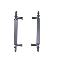 Kulp Silindir Çizgili  Zamak Kulp  Model 14 CM (2 Adet)  Gümüş