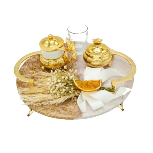 Metal Ayak Epoksi Tepsi Tesbih Kutusu Ve Aksesuar Ürünleri İçin Mini Ayak 10 lü  2,5 Cm  Gold