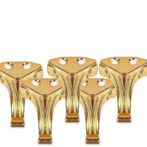 Metal Ayak Epoksi Tepsi Tesbih Kutusu Ve Aksesuar Ürünleri İçin Mini Ayak 10 lü  2,5 Cm  Gold