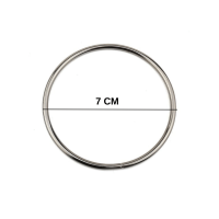 Metal Halka Çanta Halkası 7 CM (25 Adet) Gold Metal Halka Çanta Halkası 7 CM (25 Adet) Gold