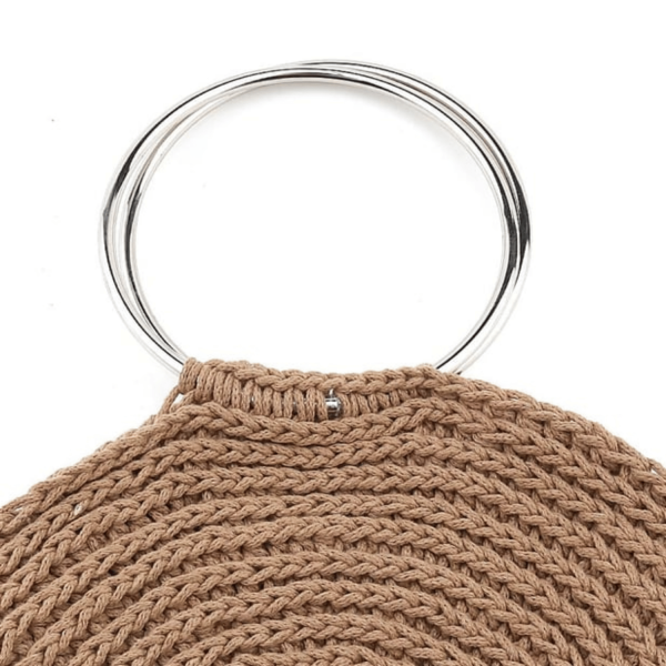 Metal Halka Çanta Halkası 6 CM (25 Adet)  Gümüş