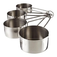 Metal Paslanmaz Ölçü Kaşıkları Ölçek Seti 4 Lü