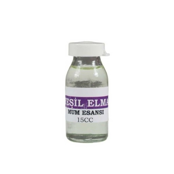 Mum Esansı  (Mum Koku Aromaları ) 15 Cc  Yeşil Elma