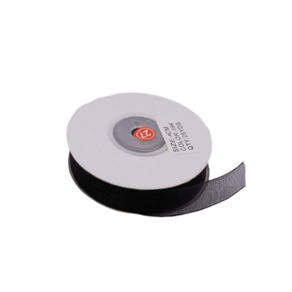 Organze Kurdele 40 MM (22 Metre)  Siyah