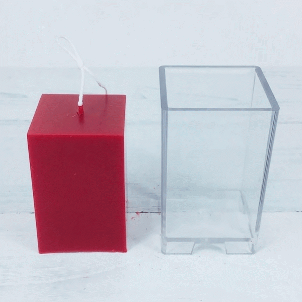 Poli Karbon Mum Kalıbı  Kare 9X6,7