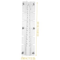 Poli Karbon Mum Kalıbı Şamdanlık  Uzun  Burgulu 31 CM