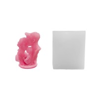 Silikon 3D Anne Baba ve Çocuk Figürlü Mum Kalıbı Silikon 3D Anne Baba ve Çocuk Figürlü Mum Kalıbı