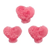 Silikon 3D Ayaklı Pıtırcıklı Love Yazılı Kalp Mum Kalıbı Silikon 3D Ayaklı Pıtırcıklı Love Yazılı Kalp Mum Kalıbı