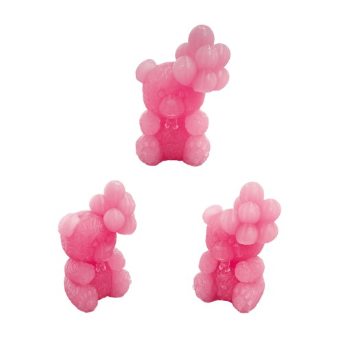 Silikon 3D Balonlu Sevimli Ayıcık Mum Kalıbı Silikon 3D Balonlu Sevimli Ayıcık Mum Kalıbı