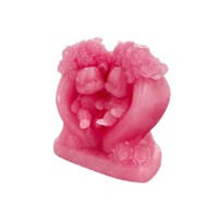 Silikon 3D Çiçekli Kalp İçinde Oturan Ayıcık Çifti Mum Kalıbı Silikon 3D Çiçekli Kalp İçinde Oturan Ayıcık Çifti Mum Kalıbı