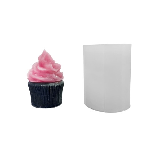 Silikon 3D Cupcake Muffin Mum Kalıbı